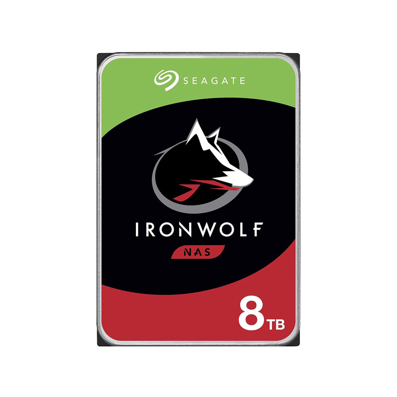 Picture of Seagate IronWolf ST8000VN004 Network Attached Storage Internal Hard Drive HDD 8TB (3.5" 6GB/S SATA 256MB/ 3 Years Warranty)